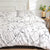 White Abstract Bedding Set