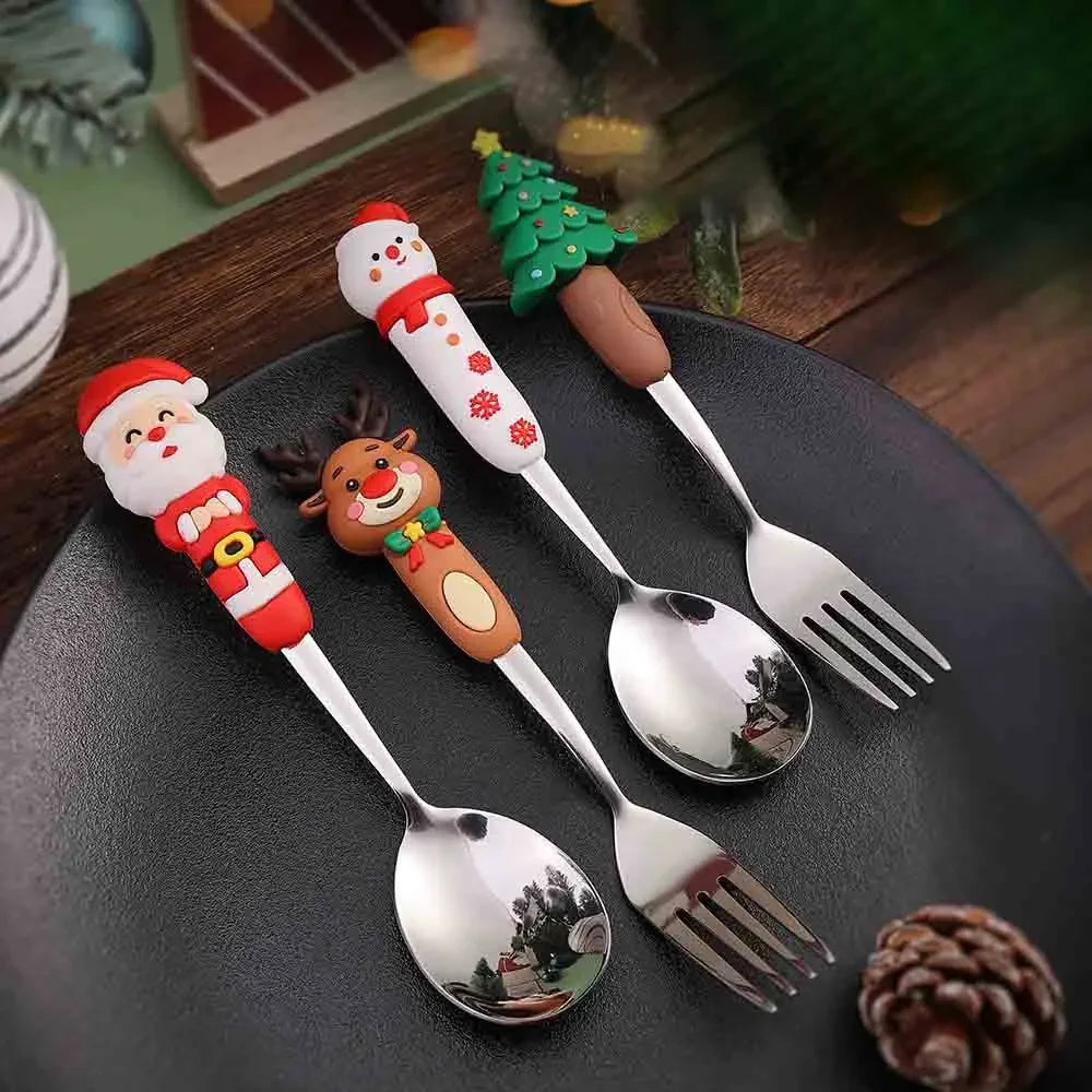 4 Piece Christmas Dinner Set