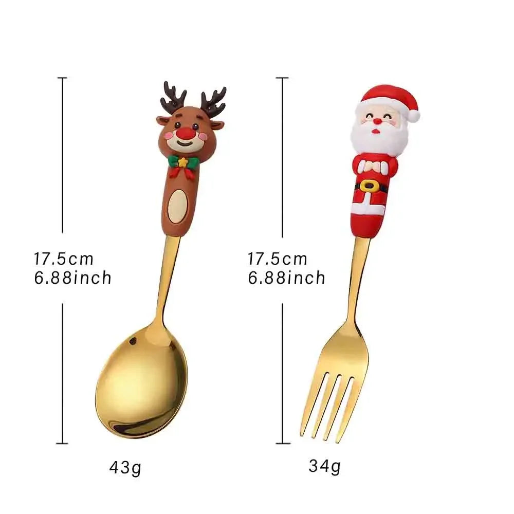 4 Piece Christmas Dinner Set