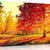 Autumn Trees And Leaves Canvas