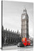 London Red Bus Canvas