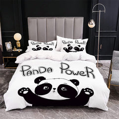 Panda Power Duvet Set