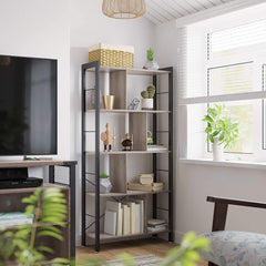 Industrial Greige Bookcase