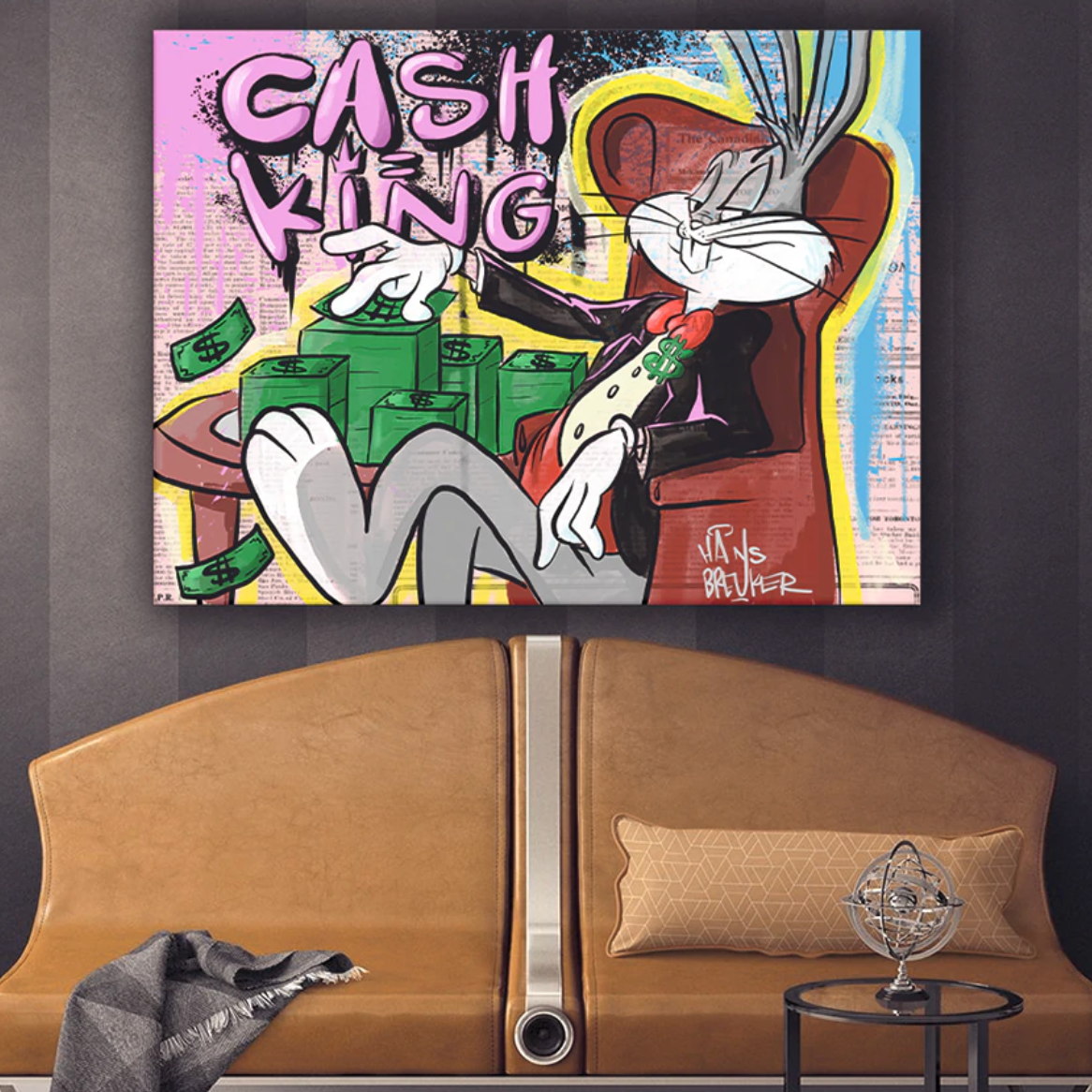 The Cash King Canvas