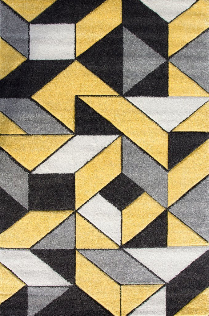 Yellow Rio Geometric Rug