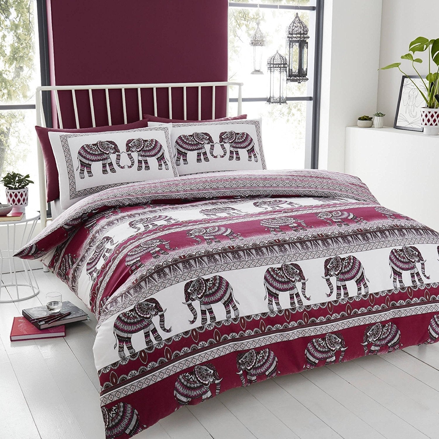 Reversible Elephant Duvet Set