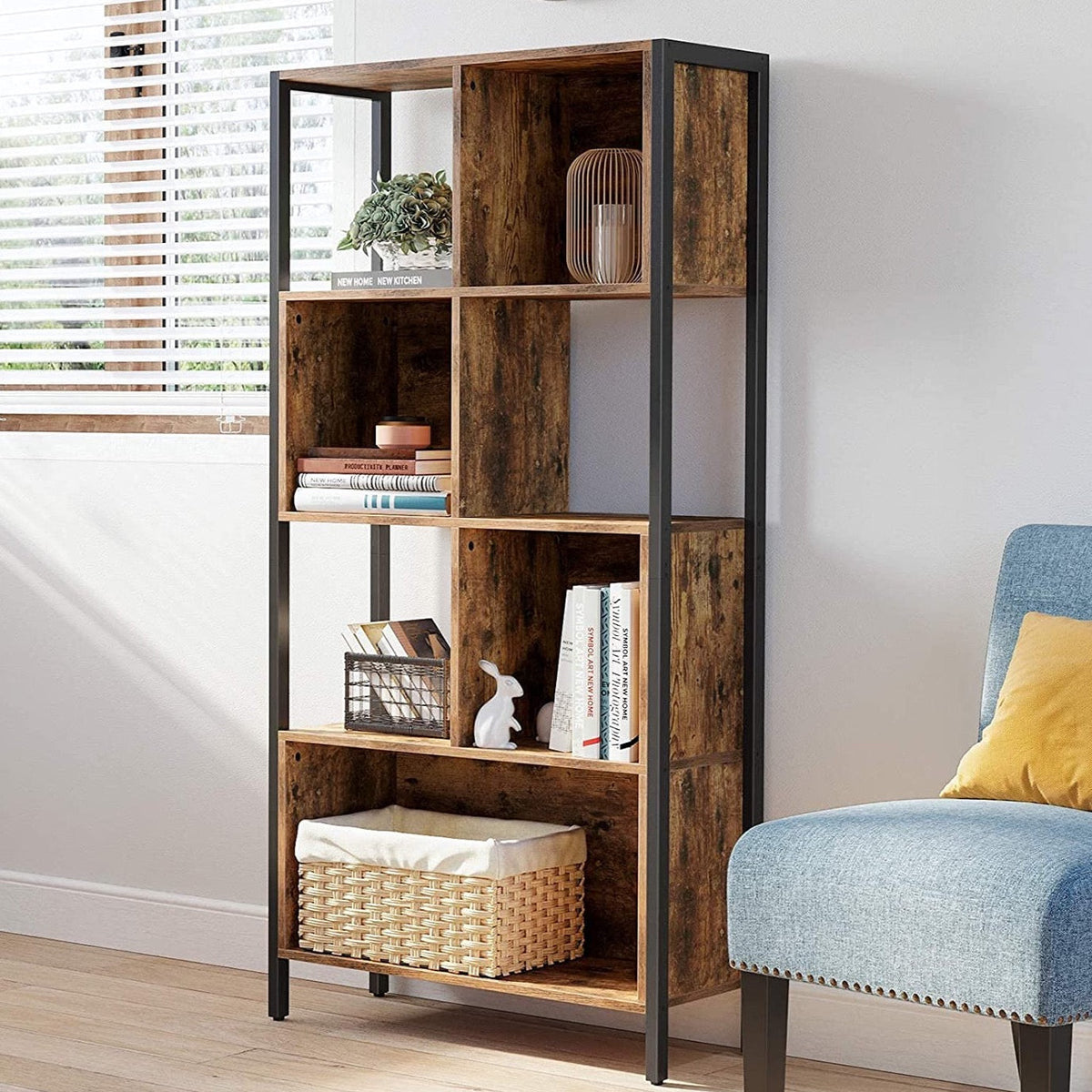 Rustic Ellen Cube Bookcase