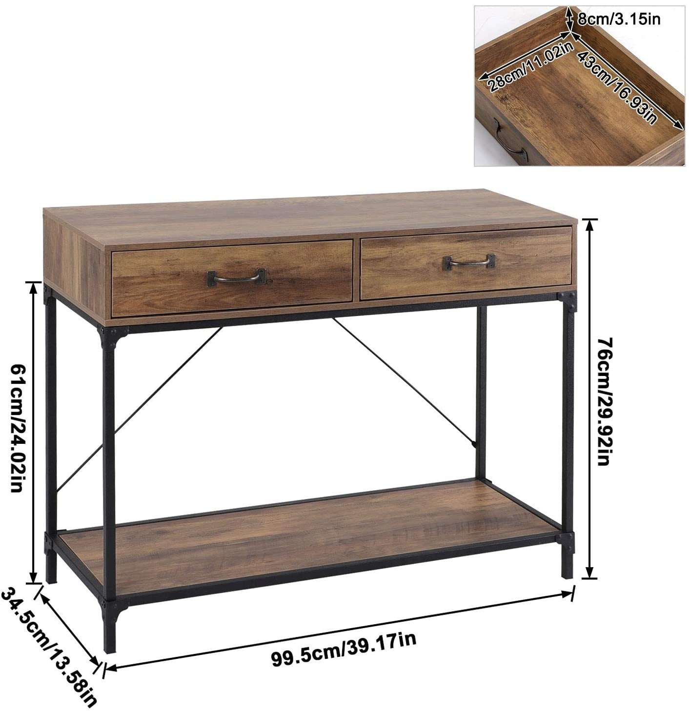 Classic Wooden Console Table