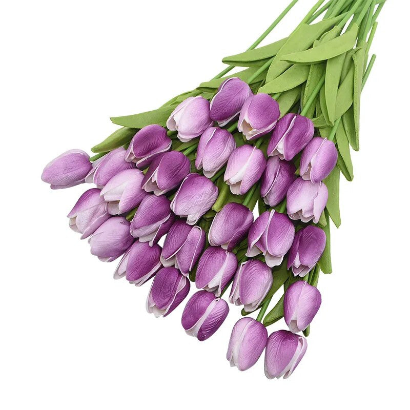 31Pcs Artificial Tulips