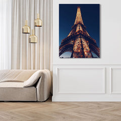 Paris At Night Canvas