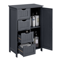 Grey 4 Drawer Cabinet