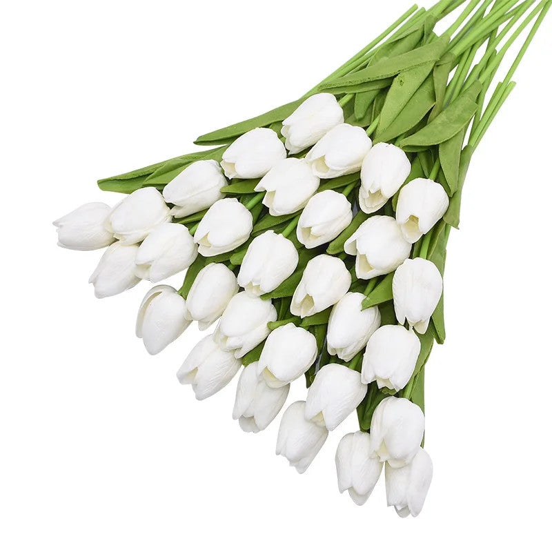 31Pcs Artificial Tulips