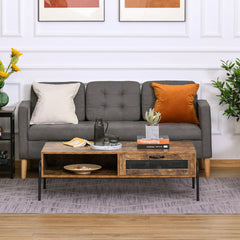 Rustic Mesh Detail Coffee Table