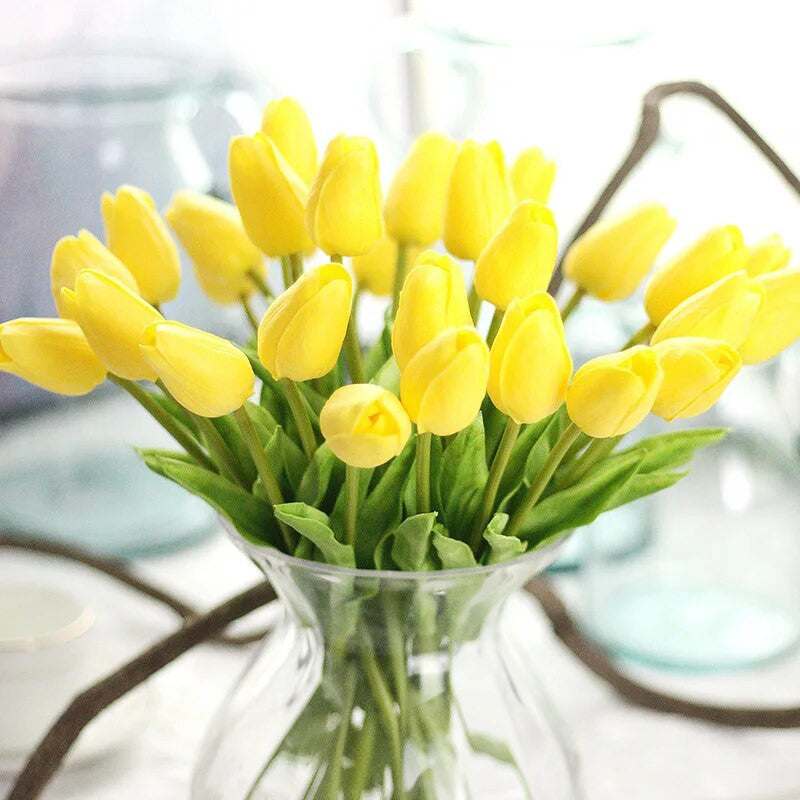 31Pcs Artificial Tulips