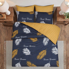 100% Cotton Feather Reversible Duvet Set