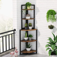 Rustic Corner Shelves