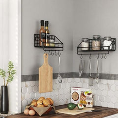 Industrial Metal Wall Shelves