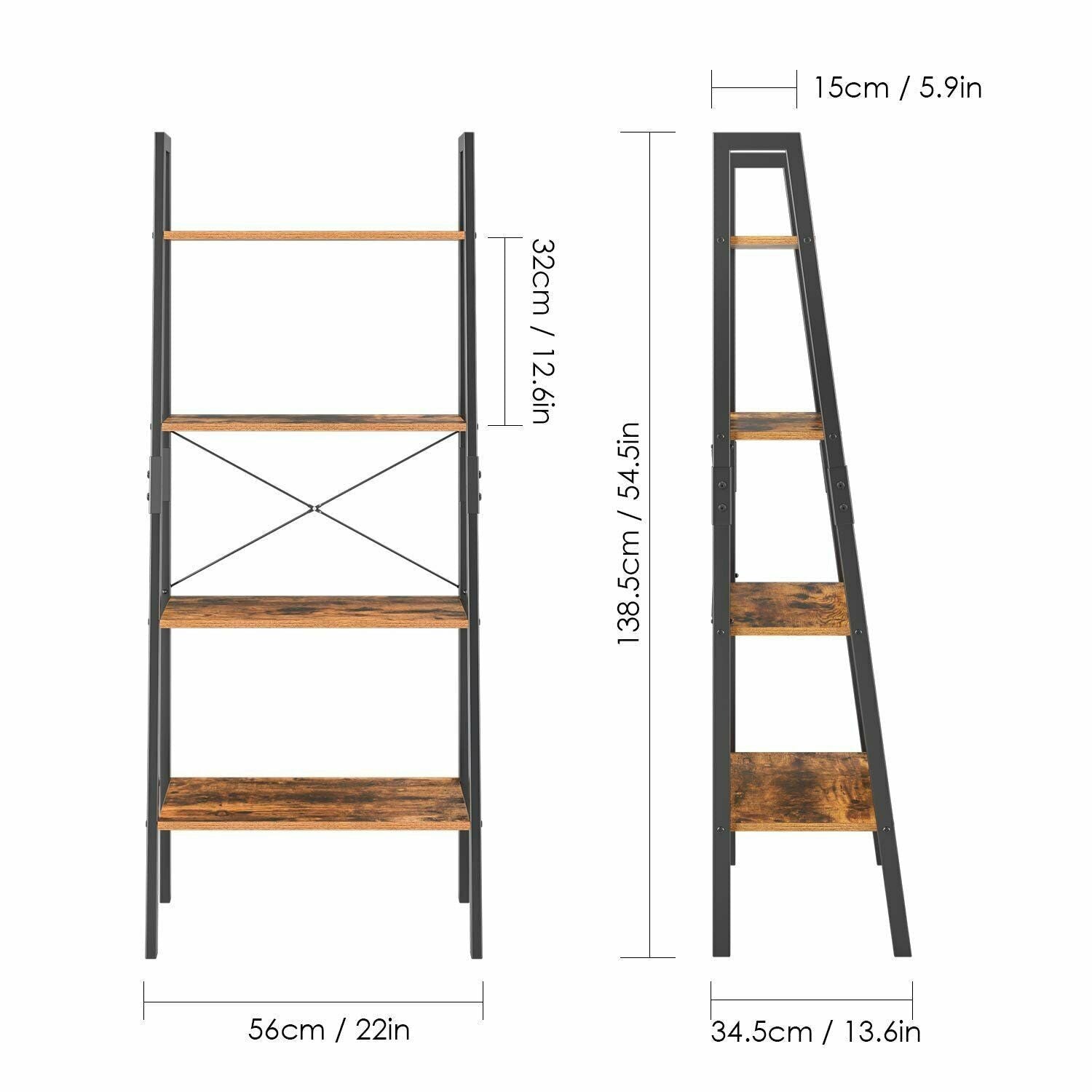 4 Tier Storage Shelving Rack