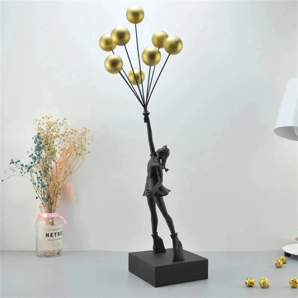 Reaching Banksy Sculpture