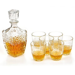 Italian Whisky Decanter & Glasses Set