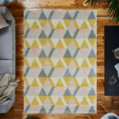 Yellow & Pink Fresco Rug