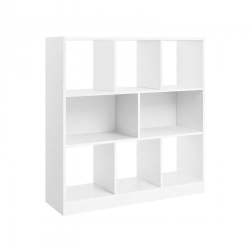 White Free Standing Bookcase