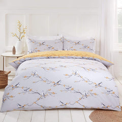 Bird Blossom Reversible Duvet Set