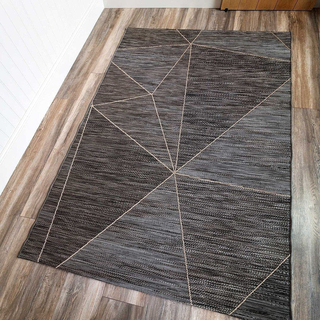 Charcoal Tenochca Rug