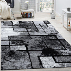 Charcoal Abstract Rug