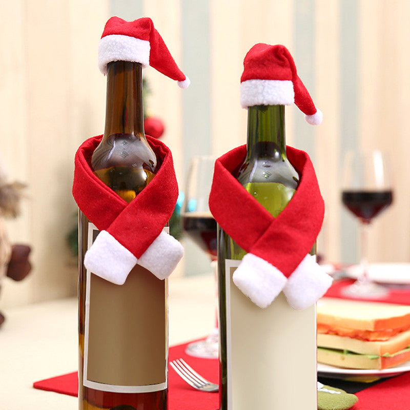 Santa Wine Bottle Covers