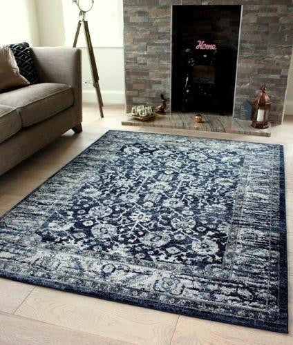 Traditional Distressed Rug