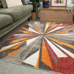 Orange Autumn Rug