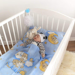 Baby Bear On The Moon Cot Set