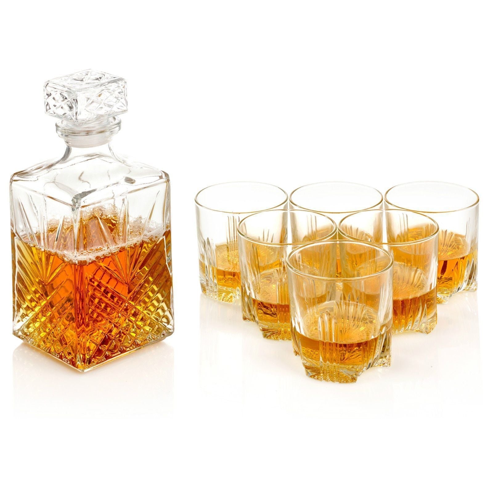 Italian Whisky Decanter & Glasses Set