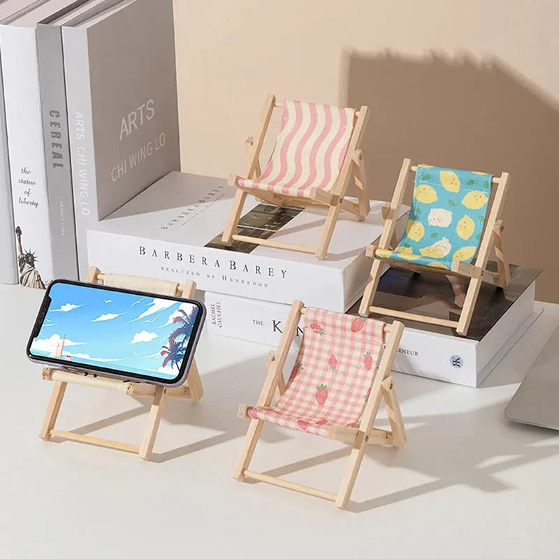 Beach Chair Phone Stand