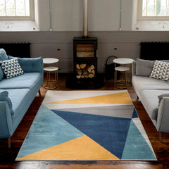 Blue & Yellow Taipei Rug