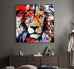 The Graffiti Lion Canvas