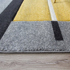 Yellow Patchwork Rug