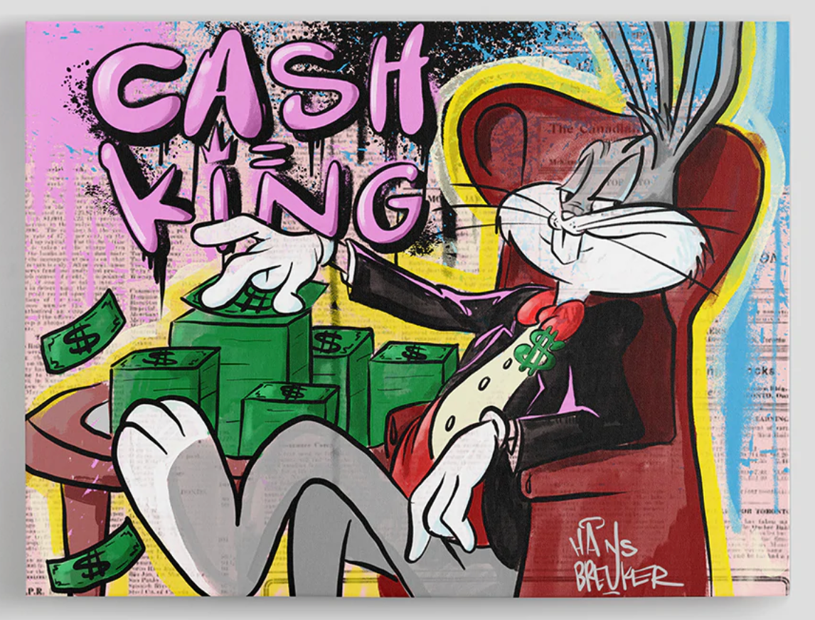 The Cash King Canvas