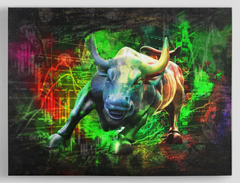 The Charging Bull Canvas