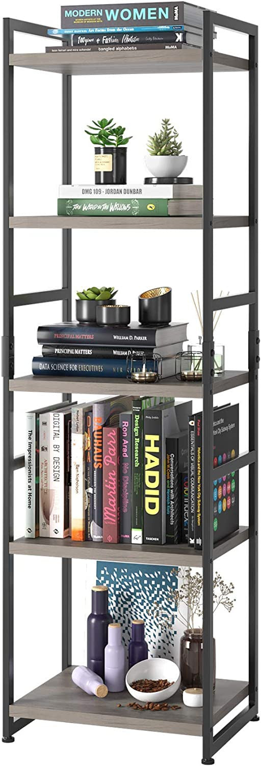 Grey Industrial 5 Tier Storage Unit