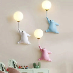 Teddy Bear Wall Lamp