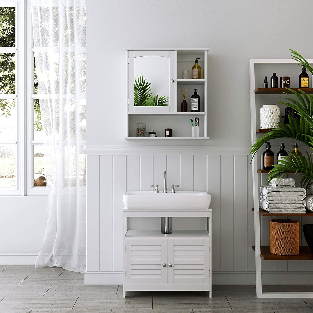 Bathroom Wall Cabinet with Mirror