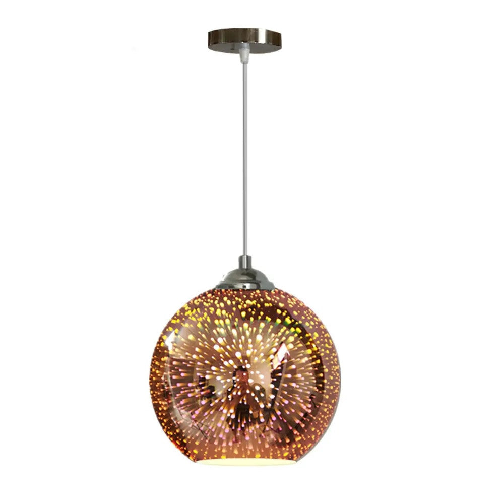 Perforated Glass Ceiling Light