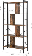 Rustic Industrial Bookcase