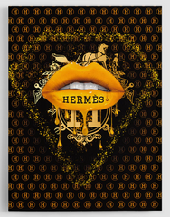 The Hermes Kiss Canvas