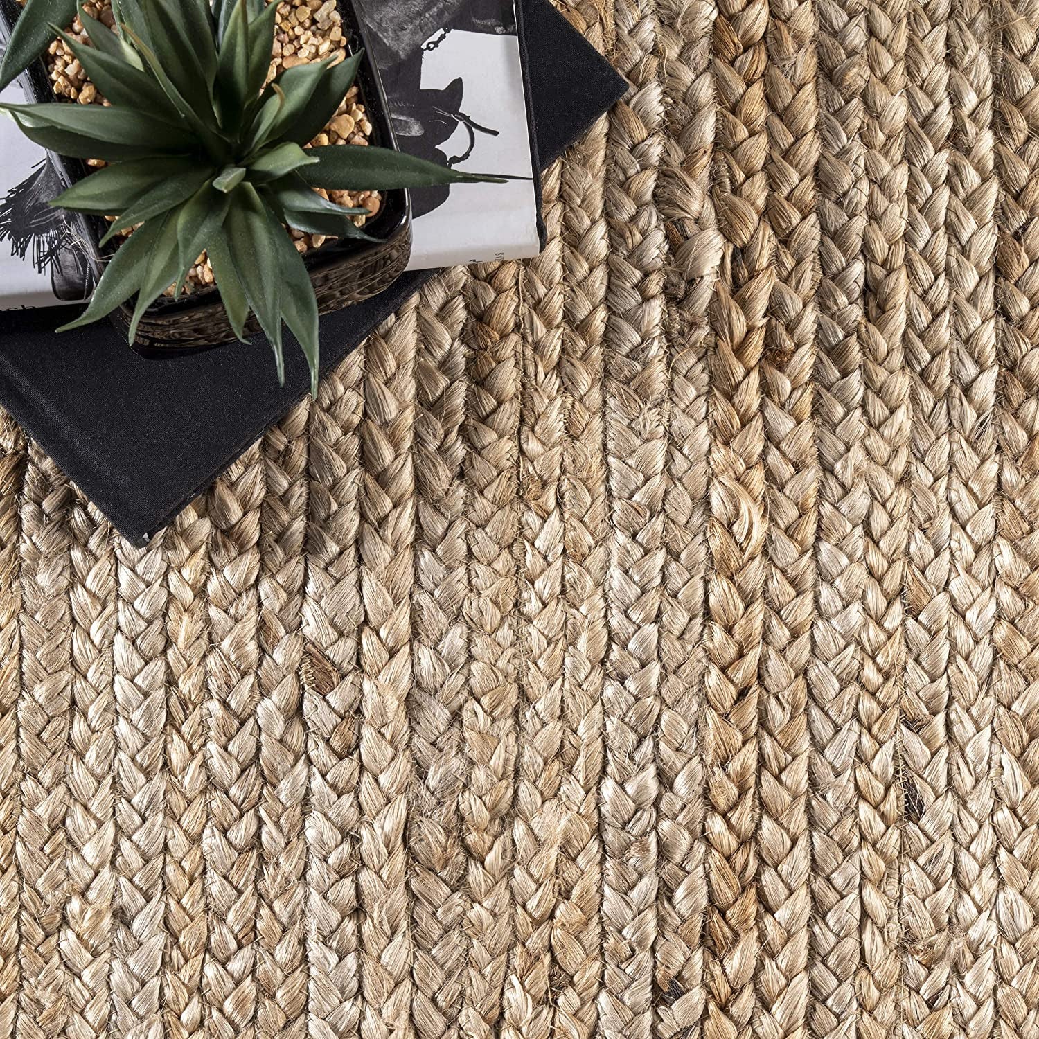 Hand Woven Jute Area Rug