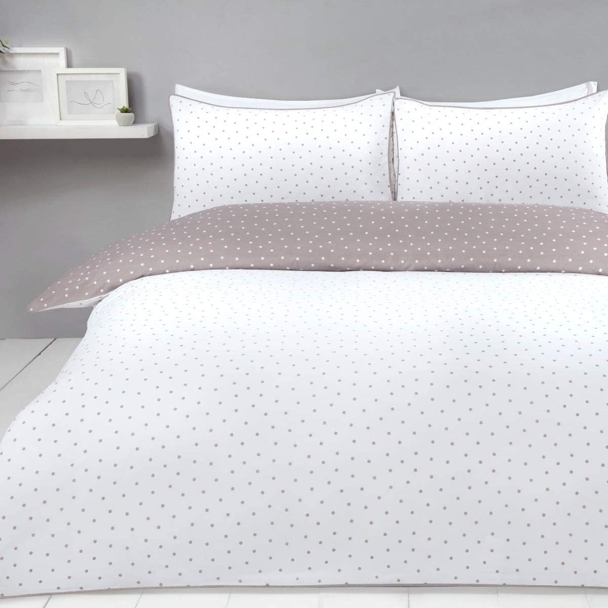 Polka Dot Mink Duvet Set