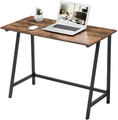 Rustic Brown Industrial Writing Table