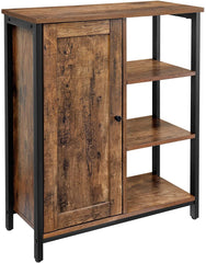 Rustic Brown Industrial Cabinet